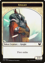 Knight (004) // Elemental Shaman Double-Sided Token [Commander 2015 Tokens] | Good Games North