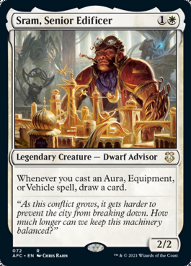 Sram, Senior Edificer [Dungeons & Dragons: Adventures in the Forgotten Realms Commander] | Good Games North