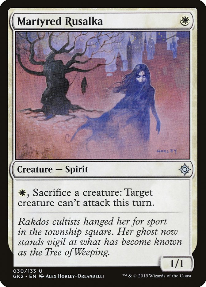 Martyred Rusalka [Ravnica Allegiance Guild Kit] | Good Games North