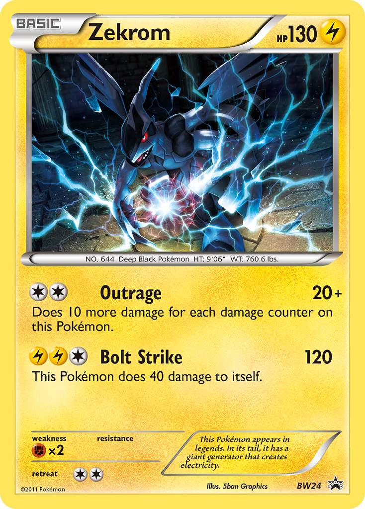 Zekrom (BW24) [Black & White: Black Star Promos] | Good Games North