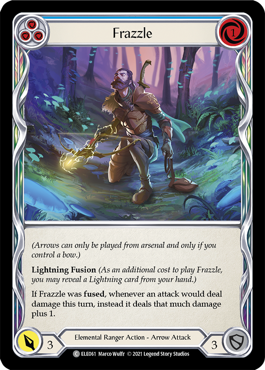 Frazzle (Blue) [ELE061] (Tales of Aria)  1st Edition Normal | Good Games North