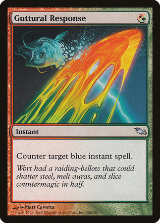 Guttural Response [Shadowmoor] | Good Games North