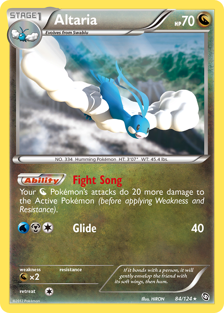 Altaria (84/124) [Black & White: Dragons Exalted] | Good Games North