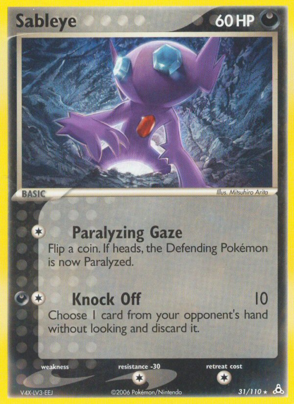 Sableye (31/110) [EX: Holon Phantoms] | Good Games North