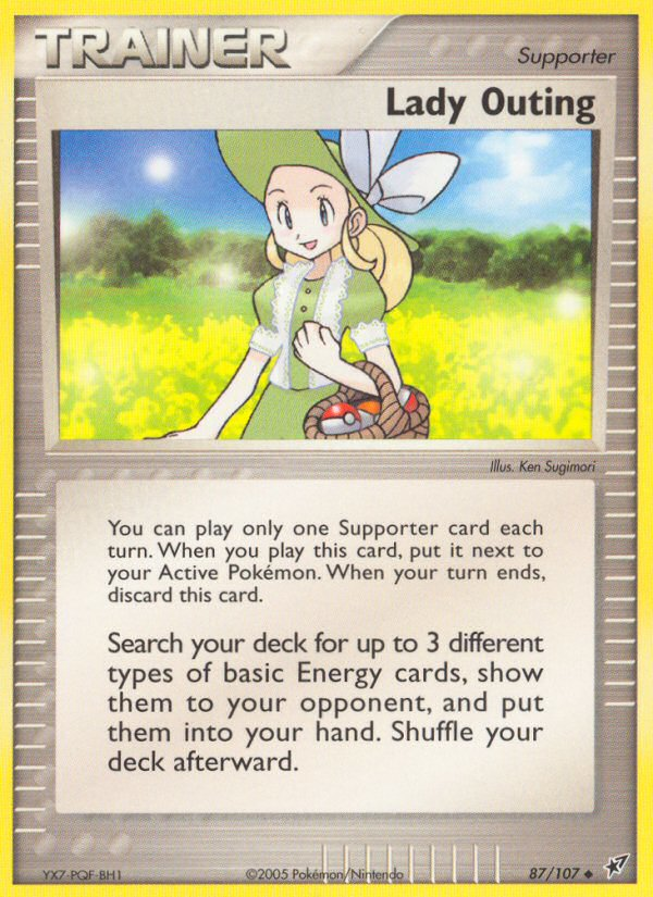 Lady Outing (87/107) [EX: Deoxys] | Good Games North