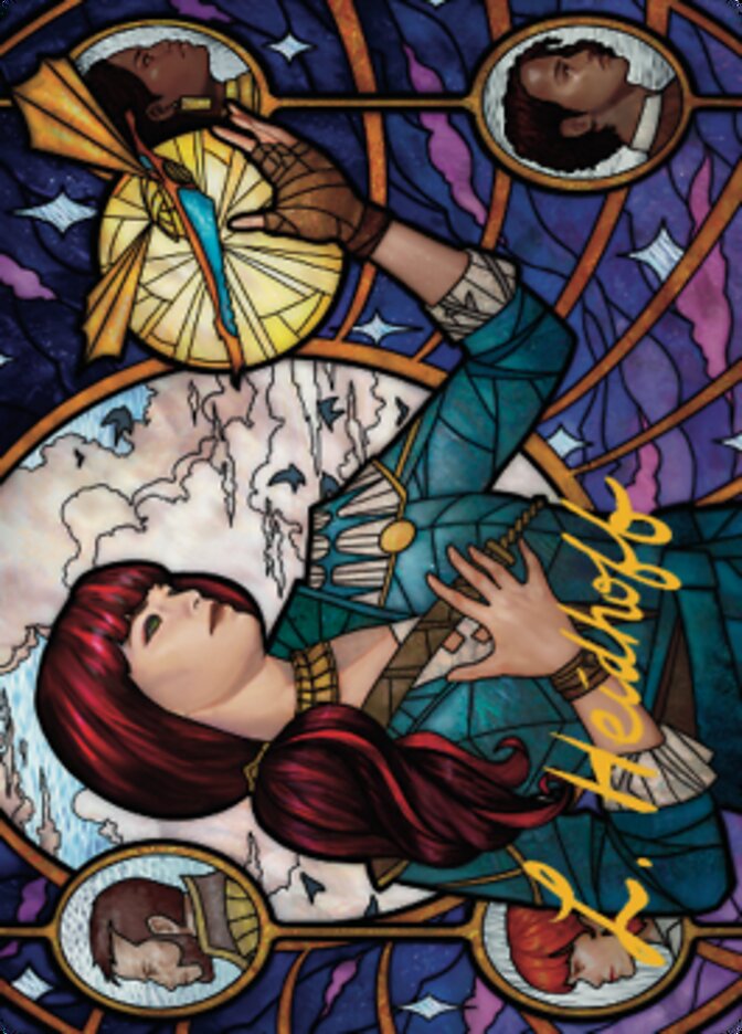 Jhoira, Ageless Innovator Art Card (Gold-Stamped Signature) [Dominaria United Art Series] | Good Games North