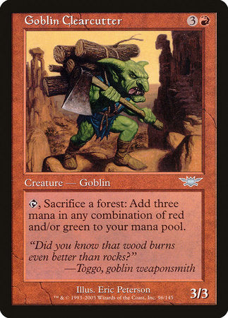 Goblin Clearcutter [Legions] | Good Games North
