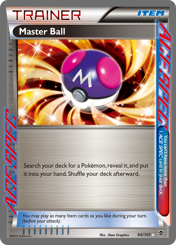 Master Ball (94/101) [Black & White: Plasma Blast] | Good Games North