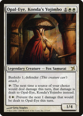 Opal-Eye, Konda's Yojimbo [Betrayers of Kamigawa] | Good Games North