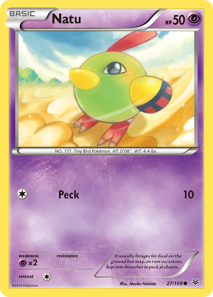 Natu (27/108) [XY: Roaring Skies] | Good Games North