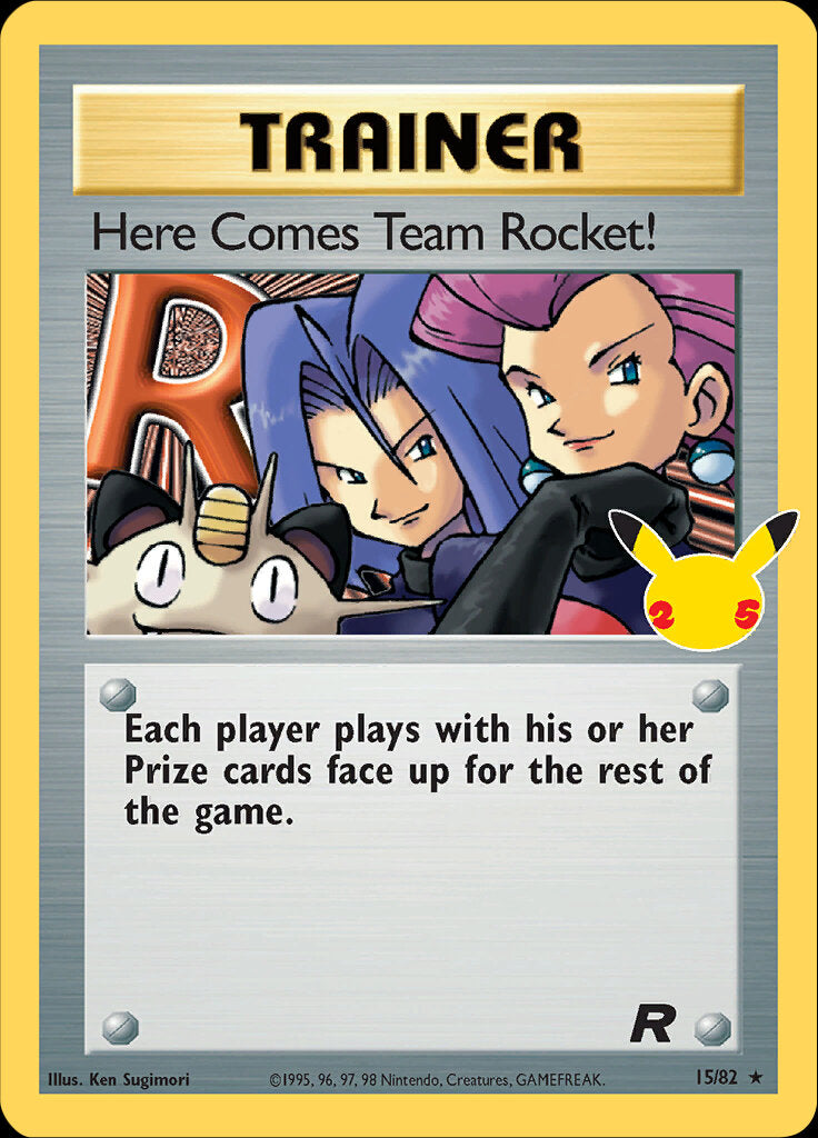 Here Comes Team Rocket! (15/82) [Celebrations: 25th Anniversary - Classic Collection] | Good Games North