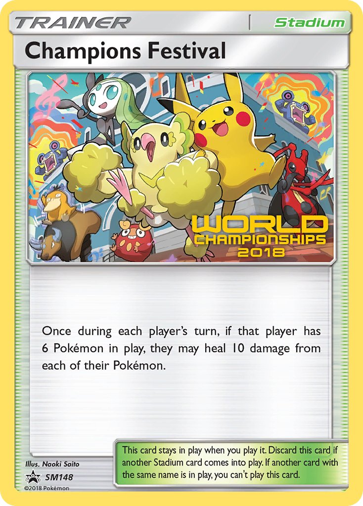 Champions Festival (SM148) (2018 Champion) [Sun & Moon: Black Star Promos] | Good Games North