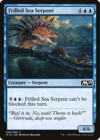 Frilled Sea Serpent [Core Set 2019] | Good Games North