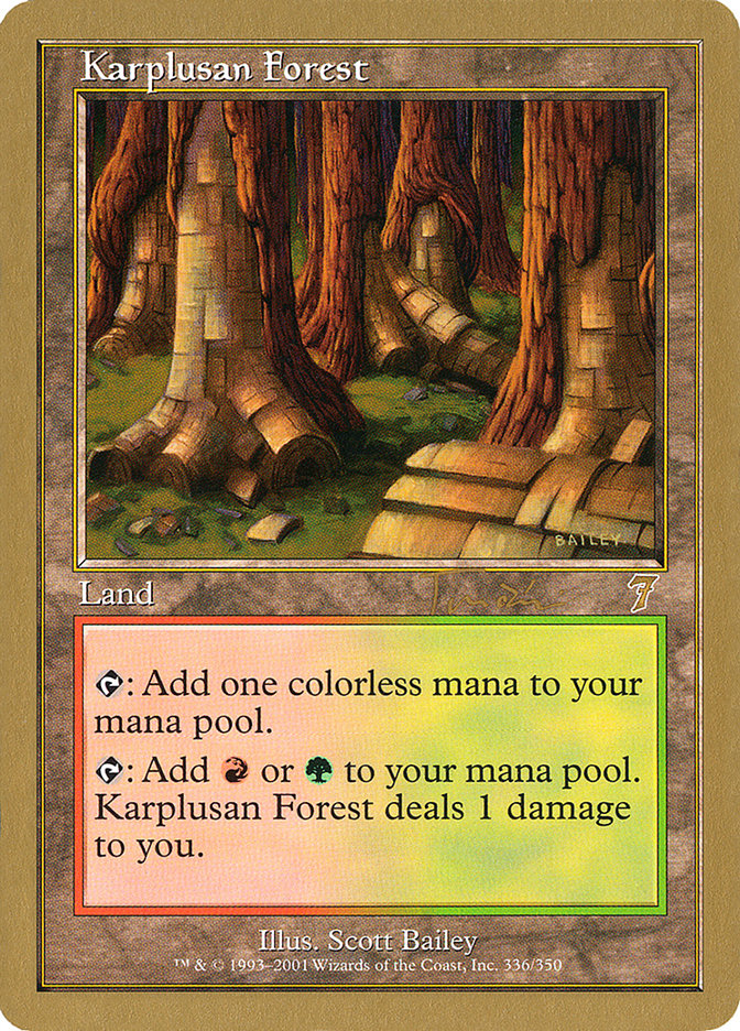 Karplusan Forest (Jan Tomcani) [World Championship Decks 2001] | Good Games North