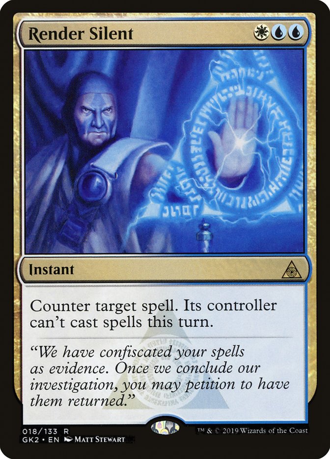 Render Silent [Ravnica Allegiance Guild Kit] | Good Games North