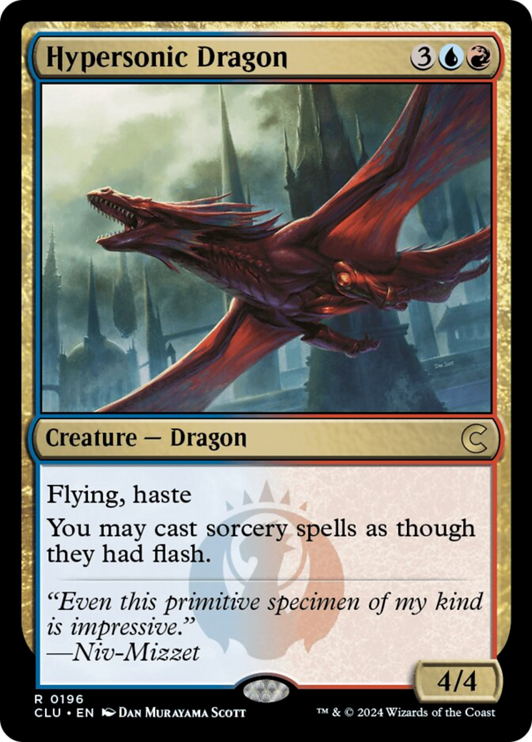 Hypersonic Dragon [Ravnica: Clue Edition] | Good Games North