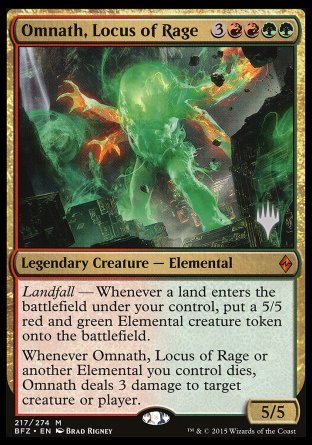 Omnath, Locus of Rage (Promo Pack) [Dungeons & Dragons: Adventures in the Forgotten Realms Promos] | Good Games North