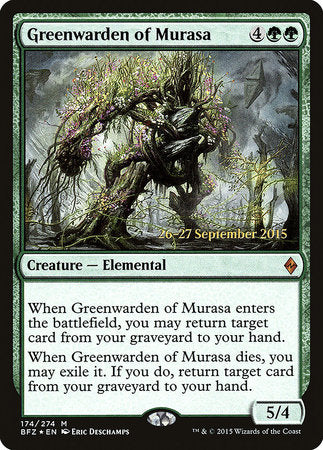 Greenwarden of Murasa [Battle for Zendikar Promos] | Good Games North