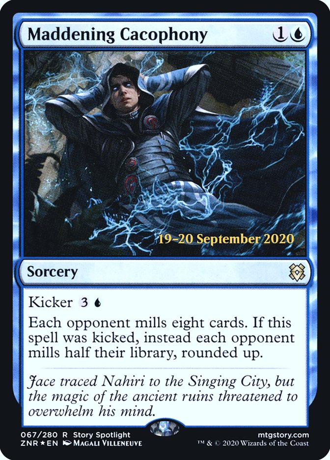 Maddening Cacophony  [Zendikar Rising Prerelease Promos] | Good Games North