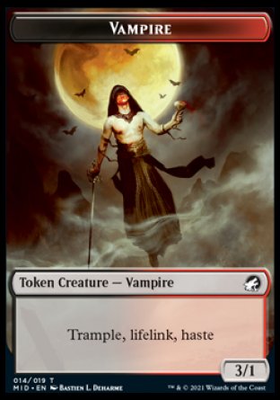 Vampire Token [Innistrad: Midnight Hunt Tokens] | Good Games North
