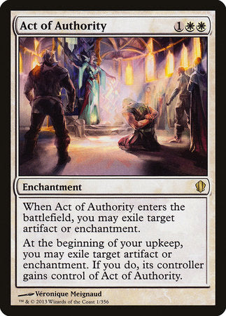 Act of Authority [Commander 2013] | Good Games North