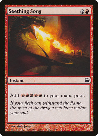 Seething Song [Duel Decks: Knights vs. Dragons] | Good Games North