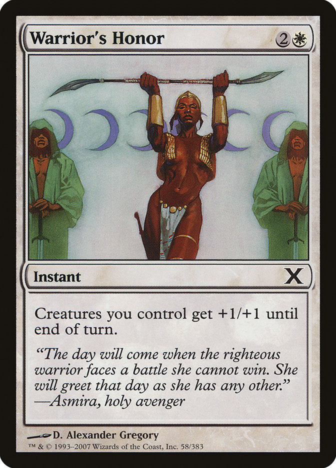 Warrior's Honor [Tenth Edition] | Good Games North