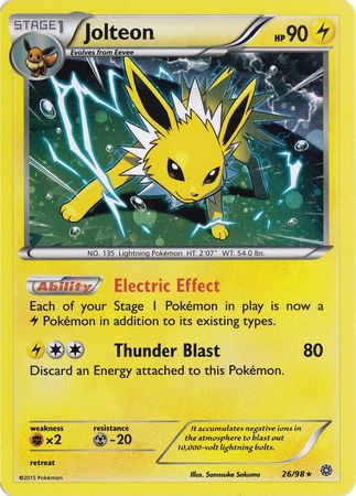 Jolteon (26/98) (Cosmos Holo) [XY: Ancient Origins] | Good Games North