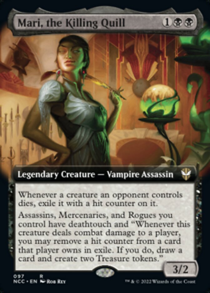 Mari, the Killing Quill (Extended Art) [Streets of New Capenna Commander] | Good Games North