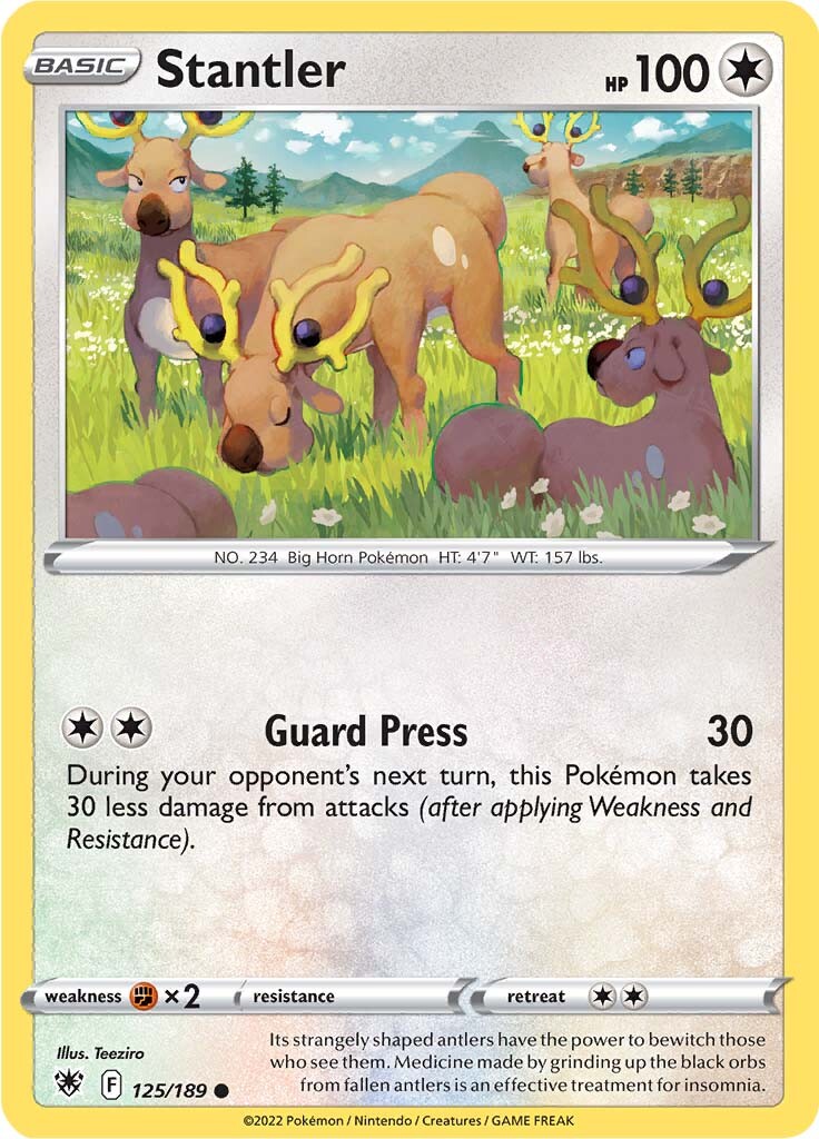 Stantler (125/189) [Sword & Shield: Astral Radiance] | Good Games North