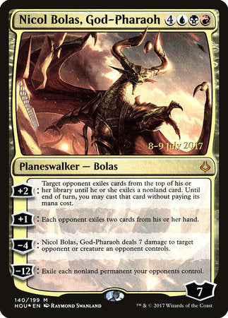 Nicol Bolas, God-Pharaoh [Hour of Devastation Promos] | Good Games North
