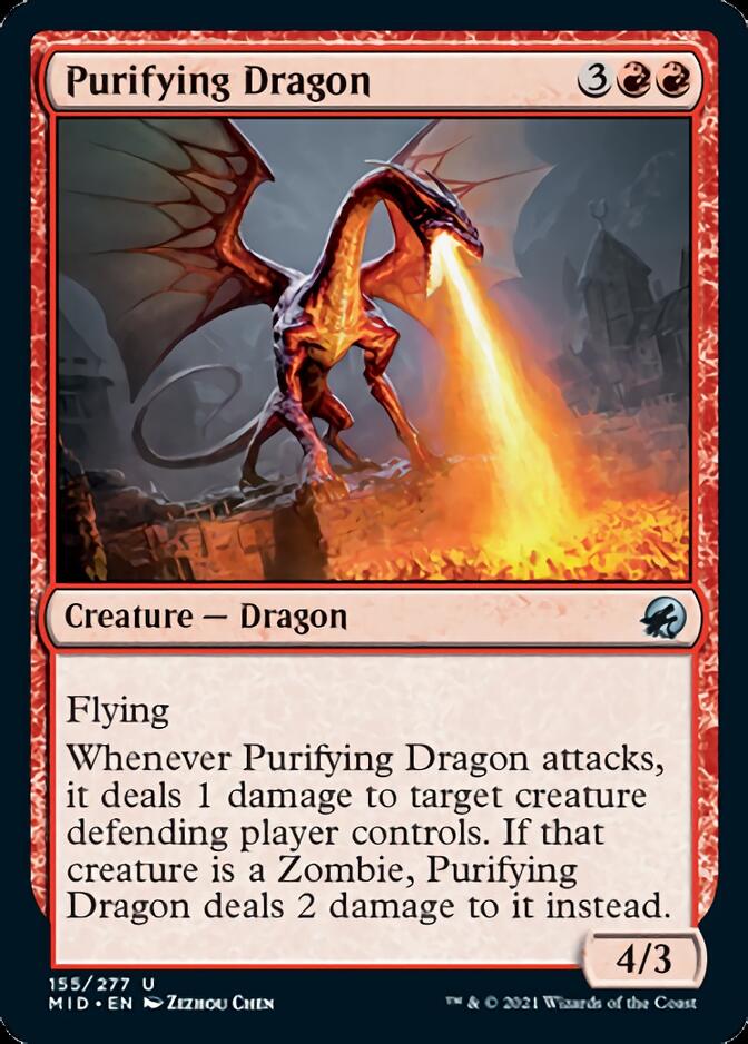 Purifying Dragon [Innistrad: Midnight Hunt] | Good Games North