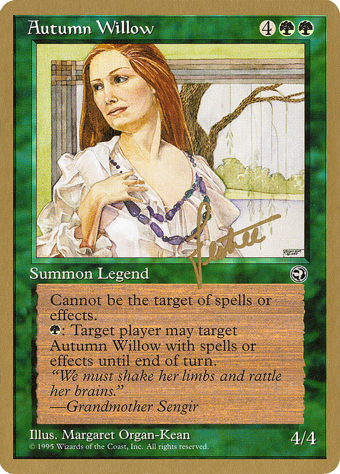 Autumn Willow (Bertrand Lestree) [Pro Tour Collector Set] | Good Games North