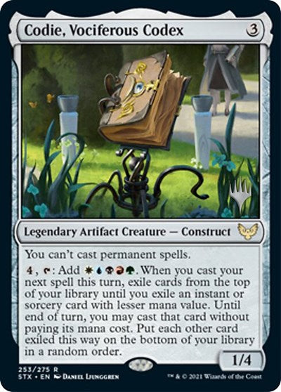 Codie, Vociferous Codex (Promo Pack) [Strixhaven: School of Mages Promos] | Good Games North