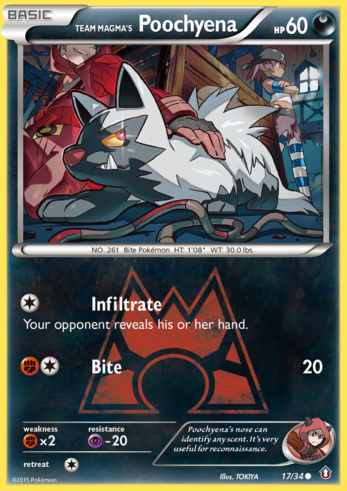 Team Magma's Poochyena (17/34) [XY: Double Crisis] | Good Games North