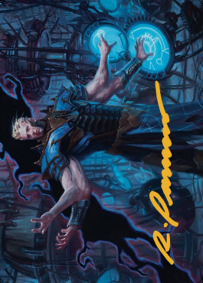 Ertai Resurrected Art Card 1 (Gold-Stamped Signature) [Dominaria United Art Series] | Good Games North