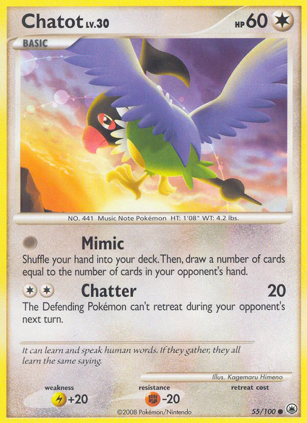 Chatot (55/100) [Diamond & Pearl: Majestic Dawn] | Good Games North