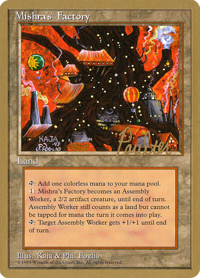 Mishra's Factory (Preston Poulter) [Pro Tour Collector Set] | Good Games North