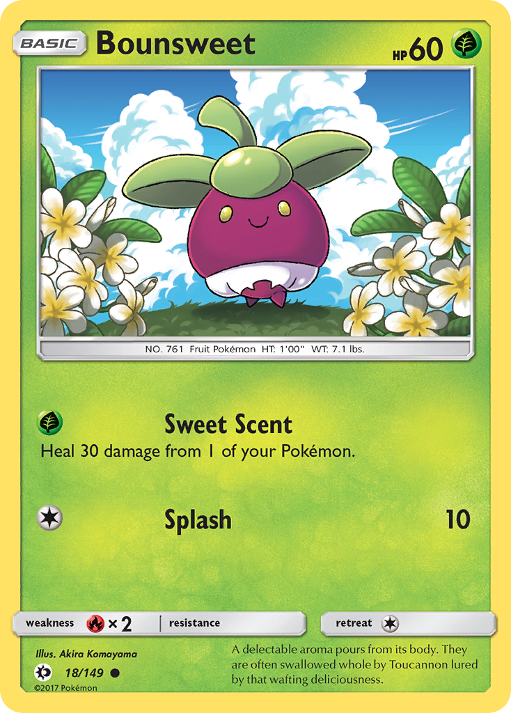 Bounsweet (18/149) [Sun & Moon: Base Set] | Good Games North