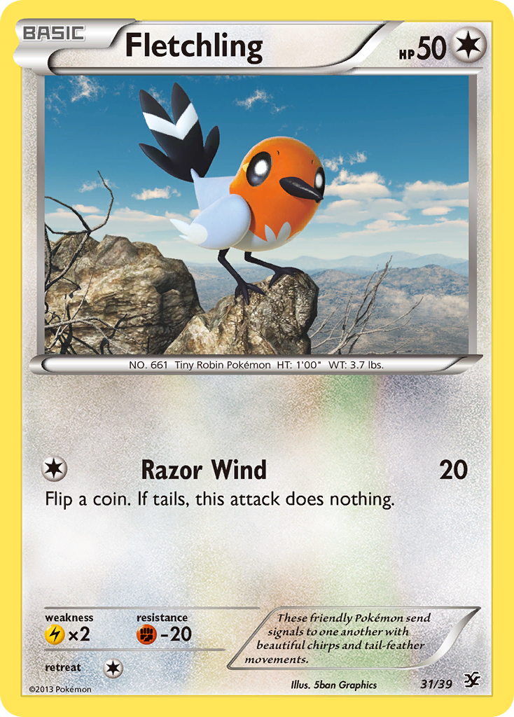 Fletchling (31/39) [XY: Kalos Starter Set] | Good Games North