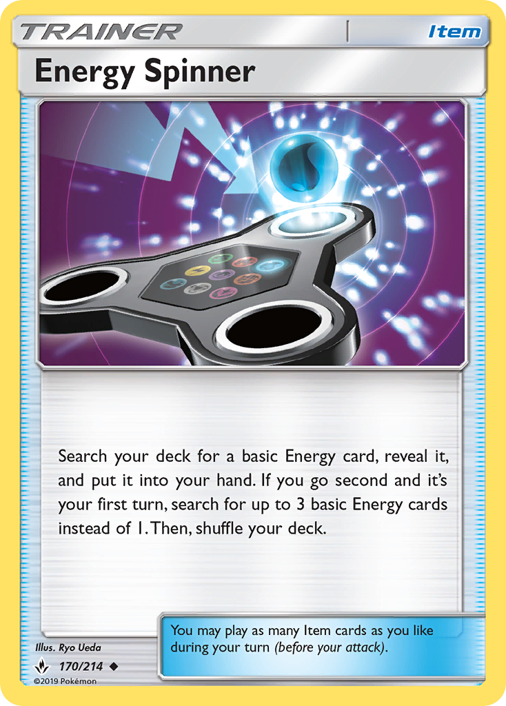 Energy Spinner (170/214) [Sun & Moon: Unbroken Bonds] | Good Games North