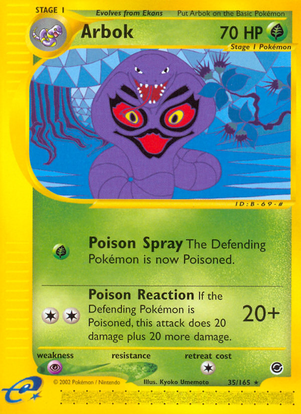 Arbok (35/165) [Expedition: Base Set] | Good Games North