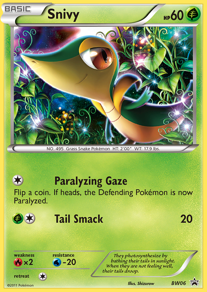 Snivy (BW06) [Black & White: Black Star Promos] | Good Games North