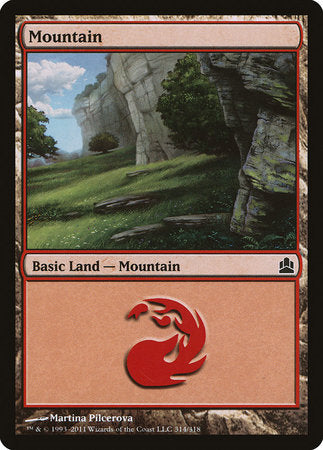 Mountain (314) [Commander 2011] | Good Games North