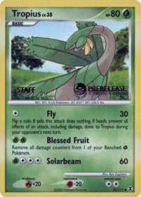 Tropius (52/111) (Staff Prerelease Promo) [Nintendo: Black Star Promos] | Good Games North