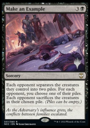 Make an Example (Promo Pack) [Streets of New Capenna Commander Promos] | Good Games North