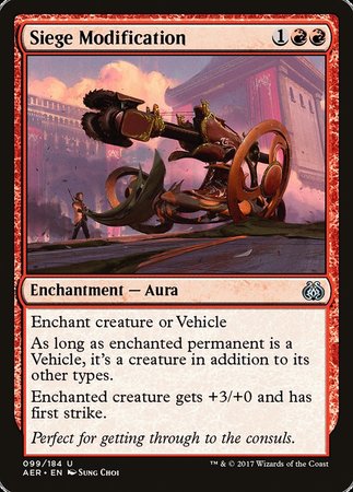 Siege Modification [Aether Revolt] | Good Games North