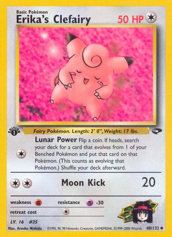 Erika's Clefairy (40/132) [Gym Challenge 1st Edition] | Good Games North