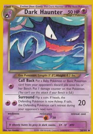 Dark Haunter (36/105) [Neo Destiny Unlimited] | Good Games North