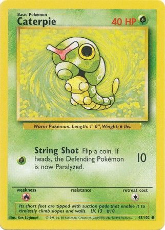 Caterpie (45/102) [Base Set Unlimited] | Good Games North